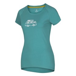 Ocun Raglan camiseta mujer - green porcelain van